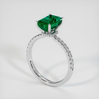 1.93 Ct. Emerald Ring, Platinum 950 2