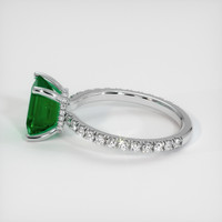 2.10 Ct. Emerald Ring, Platinum 950 4