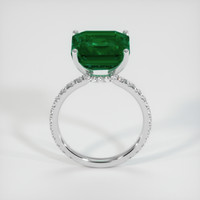 6.60 Ct. Emerald Ring, Platinum 950 3