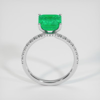 2.40 Ct. Emerald Ring, Platinum 950 3