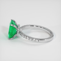 2.40 Ct. Emerald Ring, Platinum 950 4