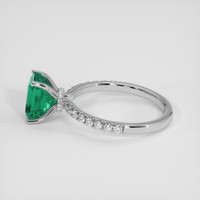 1.86 Ct. Emerald Ring, Platinum 950 4