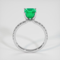 1.57 Ct. Emerald Ring, Platinum 950 3