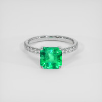 2.07 Ct. Emerald Ring, Platinum 950 1