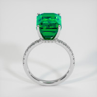 7.66 Ct. Emerald Ring, Platinum 950 3