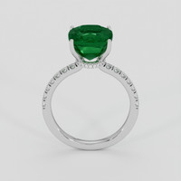 3.46 Ct. Emerald Ring, Platinum 950 3