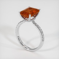 4.55 Ct. Gemstone Ring, Platinum 950 2