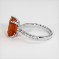 4.55 Ct. Gemstone Ring, Platinum 950 4