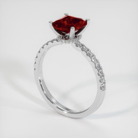 1.52 Ct. Gemstone Ring, Platinum 950 2