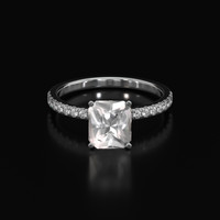 1.20 Ct. Gemstone Ring, Platinum 950 1