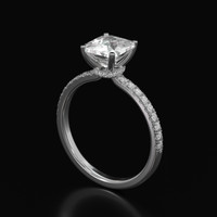 1.20 Ct. Gemstone Ring, Platinum 950 2