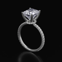 3.18 Ct. Gemstone Ring, Platinum 950 2