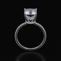 3.18 Ct. Gemstone Ring, Platinum 950 3