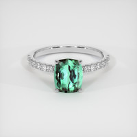 1.58 Ct. Gemstone Ring, Platinum 950 1