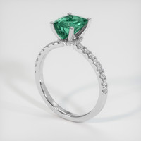 1.58 Ct. Gemstone Ring, Platinum 950 2