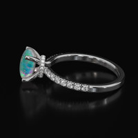 1.36 Ct. Gemstone Ring, Platinum 950 4