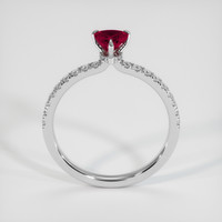 0.52 Ct. Ruby Ring, Platinum 950 3