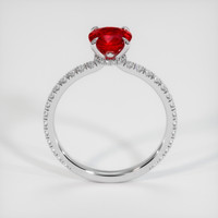 1.13 Ct. Ruby Ring, Platinum 950 3