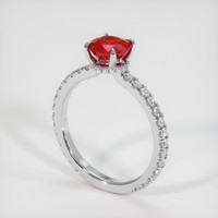 Ruby Ring 1.03 Ct. Platinum 950 Preview
