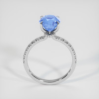 2.61 Ct. Blue Sapphire Ring, Platinum 950 3