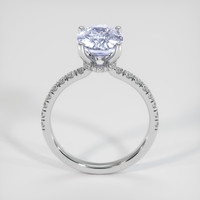 3.01 Ct. Blue Sapphire Ring, Platinum 950 3