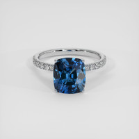 4.62 Ct. Blue Sapphire Ring, Platinum 950 1