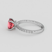 1.74 Ct. Padparadscha Sapphire Ring, Platinum 950 4