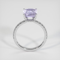 3.55 Ct. Purple Sapphire Ring, Platinum 950 3
