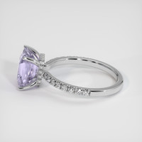 3.55 Ct. Purple Sapphire Ring, Platinum 950 4