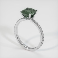 2.64 Ct. Sapphire Ring, Platinum 950 2