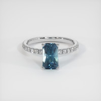 2.01 Ct. Sapphire Ring, Platinum 950 1
