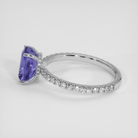 2.41 Ct. Violet Sapphire Ring, Platinum 950 4