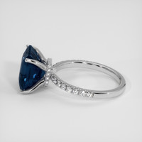 5.70 Ct. Color Change Sapphire Ring, Platinum 950 4