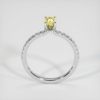 0.57 Ct. Yellow Sapphire Ring, Platinum 950 3