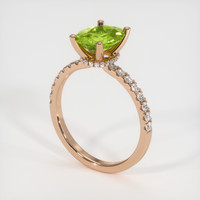 1.55 Ct. Gemstone Ring, 14K Rose Gold 2