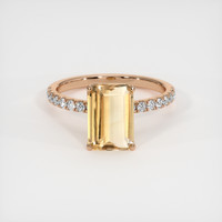 2.94 Ct. Gemstone Ring, 14K Rose Gold 1