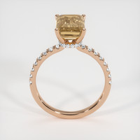 2.94 Ct. Gemstone Ring, 14K Rose Gold 3