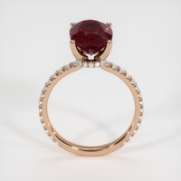 3.89 Ct. Gemstone Ring, 14K Rose Gold 3