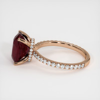 3.89 Ct. Gemstone Ring, 14K Rose Gold 4