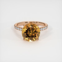 6.85 Ct. Gemstone Ring, 14K Rose Gold 1