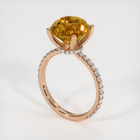 6.85 Ct. Gemstone Ring, 14K Rose Gold 2