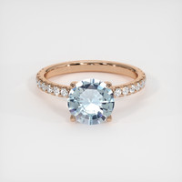 1.35 Ct. Gemstone Ring, 14K Rose Gold 1