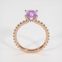 2.72 Ct. Pink Sapphire Ring, 14K Rose Gold 3