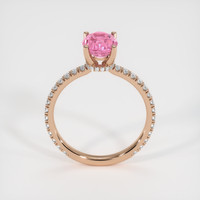 1.74 Ct. Sapphire Ring, 14K Rose Gold 3