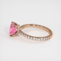 1.74 Ct. Sapphire Ring, 14K Rose Gold 4
