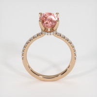 3.07 Ct. Sapphire Ring, 14K Rose Gold 3