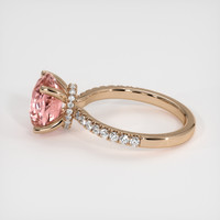 3.07 Ct. Sapphire Ring, 14K Rose Gold 4
