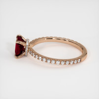 1.03 Ct. Ruby Ring, 14K Rose Gold 4