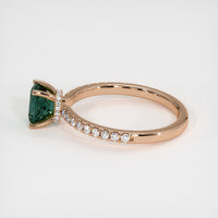 1.21 Ct. Sapphire Ring, 14K Rose Gold 4