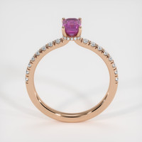 1.30 Ct. Sapphire Ring, 14K Rose Gold 3